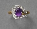 Edwardian Amethyst And Diamond Ring